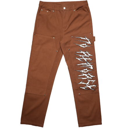 Double Knee Carpenter Pants [Brown]