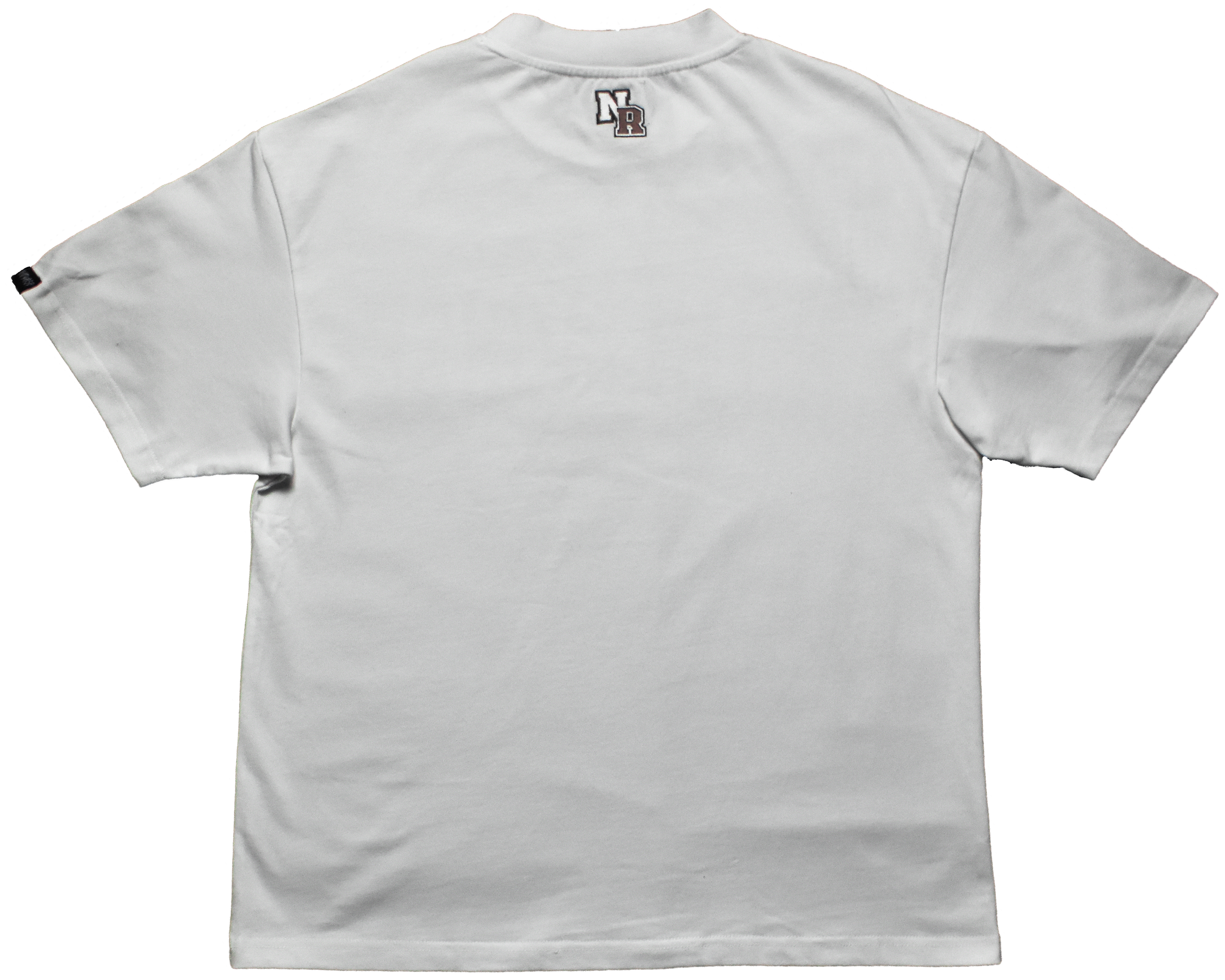 College Tee [White/Brown]